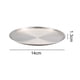 thumbnail image 2 of Juego de 2 platos redondos de acero inoxidable para cena, platos de metal, ideales para picnic y camping al aire libre, irrompibles., 2 of 6