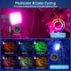 thumbnail image 4 of Luces Solares NYMPHY Pack de 4 Multicolor RGB Impermeables, 4 of 6