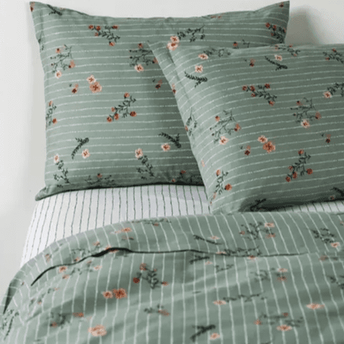 Genérico - Sabanas Cannon 2 Plazas 144 Hilos Sara Aqua Color Alba