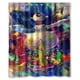 thumbnail image 1 of Cortina de ducha Summer Wars, juego de cortinas de baño con ganchos, tamaño 60 x 72 pulgadas, 1 of 3