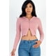 thumbnail image 1 of Sudadera Corta con Capucha y Cierre de Felpa Francesa, 1 of 2