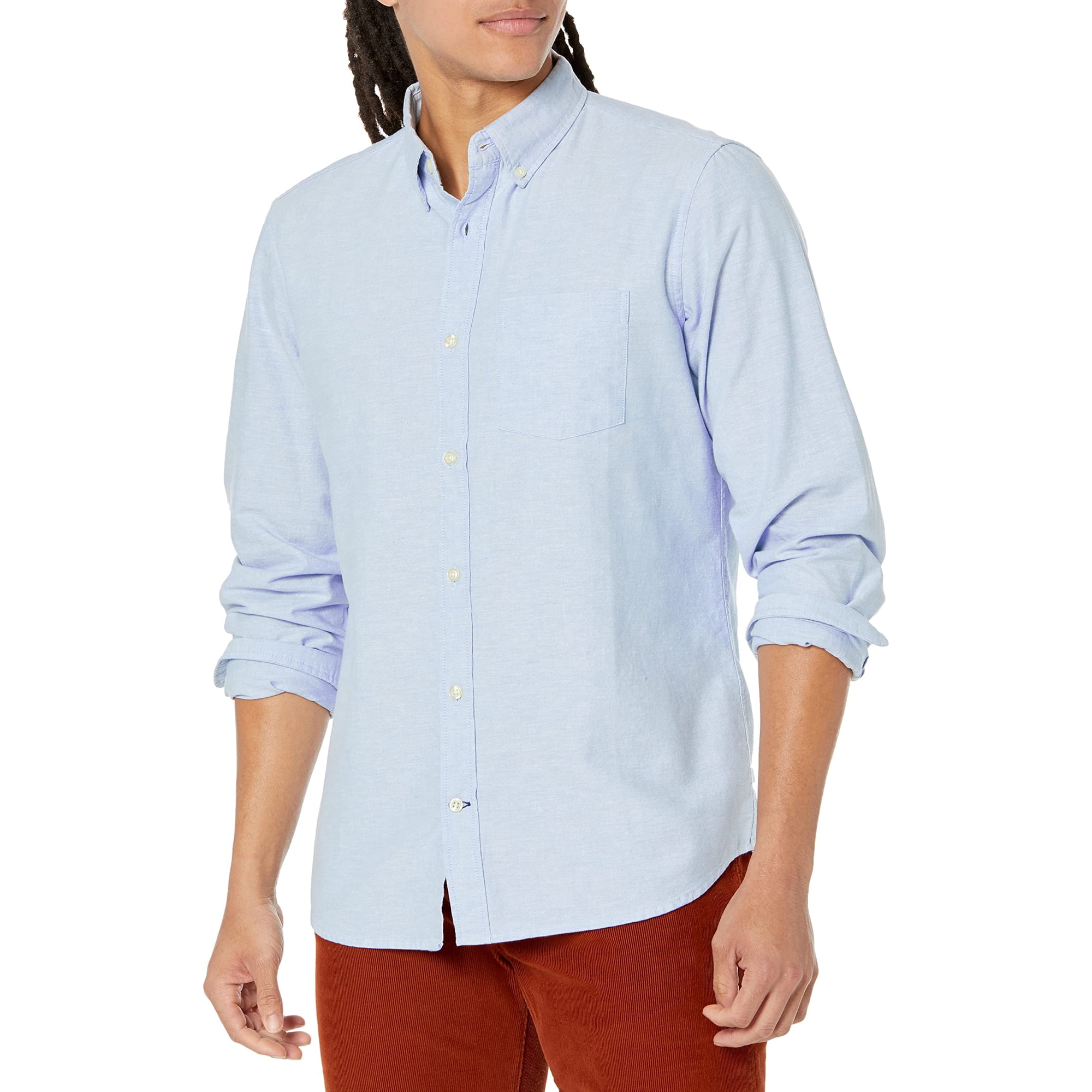 Camisa Gap Estándar Para Hombre, Oxford, Ópalo Azul, Talla S