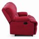thumbnail image 4 of Bergere Perugia Reclinable 2 Cuerpos Tela Velvet Burdeo, 4 of 7