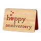 thumbnail image 3 of Tarjeta De Aniversario De Madera De Bambú Para Parejas, Tarjeta De Felicitación De Aniversario De Boda, Estilo A, 3 of 3