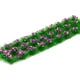 thumbnail image 2 of 30 Uds. De Mechones De Hierba De Racimo De Flores Modelo De Paisaje Estático DIY Color Rosa Púrpura, 2 of 3