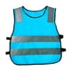 thumbnail image 2 of Hi Vis Chaleco Reflectante De Seguridad Para Niños Chaleco De Tráfico Trabajo Ciclismo Ropa Azul, 2 of 5