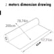 thumbnail image 4 of 1 Roll, Silvery Glittery Film Peel And Stick Wallpaper, Self-adhesive Diamond Pattern Aluminum Film Contact Paper, Fashion Furniture Renovation Room Backdrop Decorative Sticker, Gift Box Packaging, 1, 4 of 4