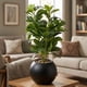 thumbnail image 3 of Planta Artificial Ficus Decorativa Maceta Decoracion Hogar negro, 3 of 9