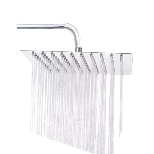 Alday - Kit Brazo De Ducha 30cm + Plato Cuadrado N8 En Acero Inoxidable
