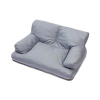 Magideal - Sofá Cama Para Mascotas, Sofá Para Perros Y Gatos, Pu, Transpirable, Sofá Para Perros Pequeños, Perrera, Sofá Para Mascotas Para Todas Las Razas, Gato Gris