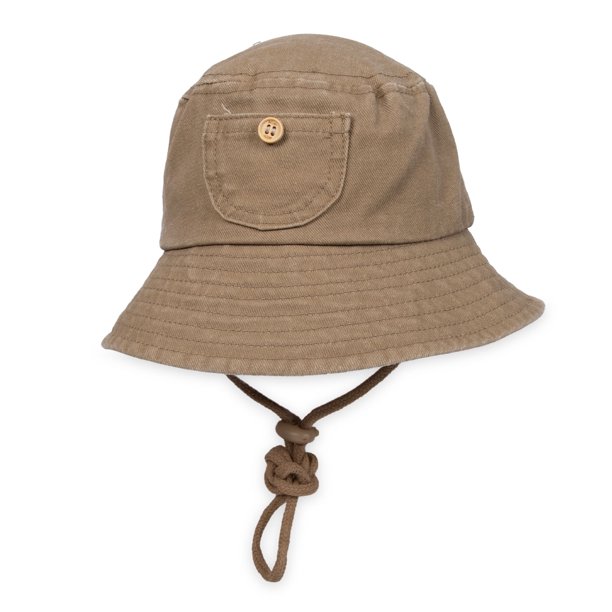 Gorro Bebé Niño Ajustable Café Pillin