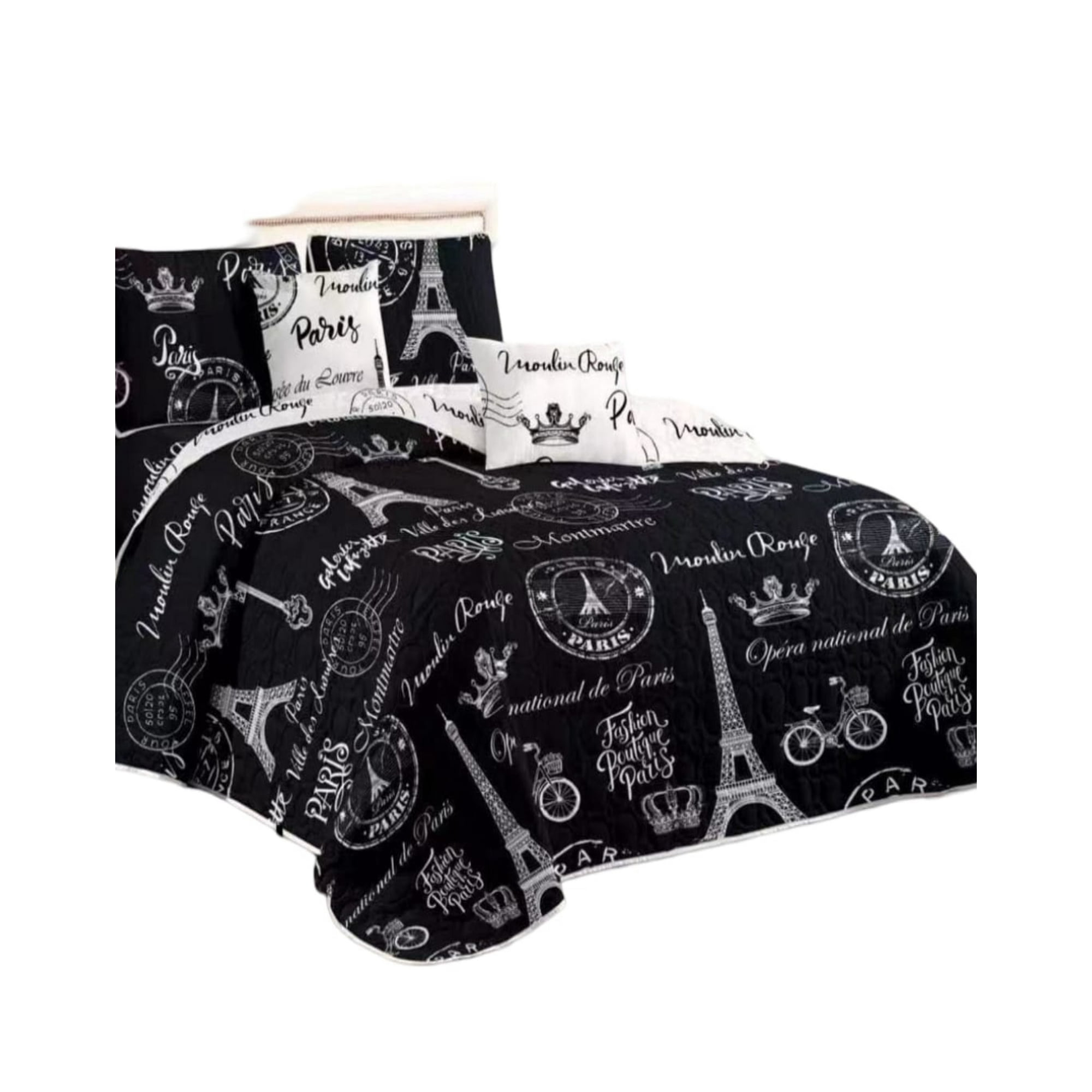 Genérico - Cubrecama Quilt Verano 2 Plazas + 2 Fundas Almohada D12