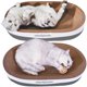 thumbnail image 5 of Set de rascadores para gatos Miwoowim, 3 unidades, extra grandes, con accesorios, 5 of 7