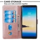 thumbnail image 5 of Funda con Cremallera para Samsung Galaxy Note 8, Carcasa Cartera de Cuero PU con Soporte y Tarjetero, 5 of 5
