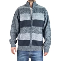 Likeshop - Chaleco Sweater Hombre Frisado Cuello Alto Cierre Completo 2115