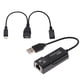 thumbnail image 3 of Cable USB 2.0 A LAN Y Cable USB Hembra A Puerto Micro USB Doble, Negro, 3 of 5