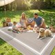 thumbnail image 2 of Alfombra exterior GAOMON 244 × 152 cm impermeable reversible color topo polvoriento, 2 of 9