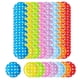 thumbnail image 2 of 80 platos de papel redondos, eventos de catering, vajilla de peso ligero, vajilla de colores sólidos de 7 "para celebración de pasteles, encimeras de, 2 of 5