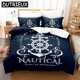 thumbnail image 1 of Edredones De Carma Quilt Set Ocean Style Anchor Bedding Set Anchor Logo Quilt Cover And Pillowcases For Double Bed, 1 of 5