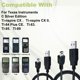 thumbnail image 4 of Cargador para calculadora WONKEGONKE - Pack de 2 cables USB, 4 of 6