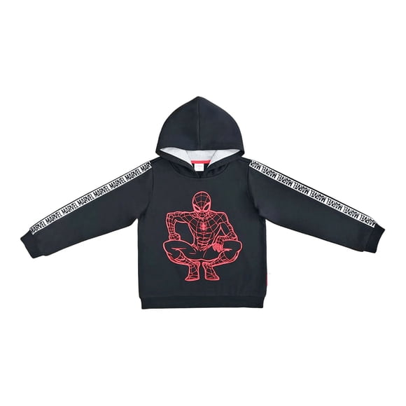 Polerón Niño Spíderman Negro Talla 6