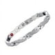 thumbnail image 3 of 1pc Colorful Snake Print Titanium Steel Magnetic Bracelet with Magnetic Dot Decoration - Fashionable and Functional Hand Chain, 3 of 5