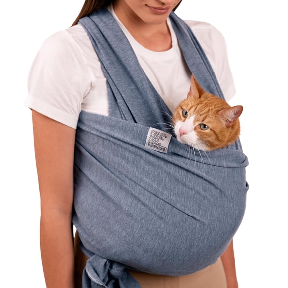 CollarDirect Transportín tipo Sling para Gato - Gris