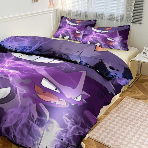 Ge_ngar Print Bedding Set Pattern Duvet Cove Set 3 Pieces 1 Quilt Cover And 2 Pillowcases for Women Men Teens