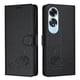 thumbnail image 1 of Funda tipo cartera FOXDOCK para OPPO A60 4G con soporte, ranuras, RFID, diseño de gato, 1 of 5
