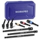 thumbnail image 1 of Juego de adaptadores de enchufe WORKPRO Impact Grade 1/4, 3/8 y 1/2, 1 of 9