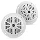 thumbnail image 1 of Altavoces marinos Pyle PLMR41W de 4 pulgadas a prueba de agua, 1 par, blancos, 1 of 8