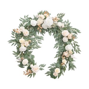 Magideal - Guirnalda De Flores Artificiales, Guirnalda Floral, Flores Artificiales Falsas, Guirnalda De Vegetación Para Decoración De Fondo De Pared De Cena De B Estilo B