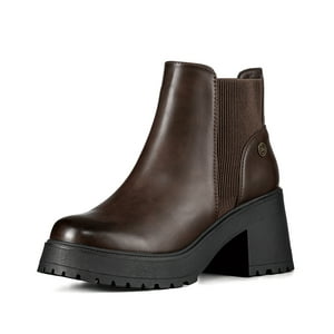 Botin Mujer Casual Eco Cuero Con Felpa Vintage Weide Czy612