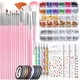 thumbnail image 1 of Set de pinceles para nail art Teenitor con piedras y stickers, 1 of 3