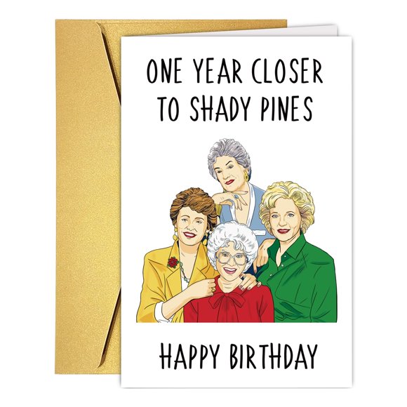 Tarjeta de Felicitación COLINHELIN 20 cm x 13,5 cm Golden Girls