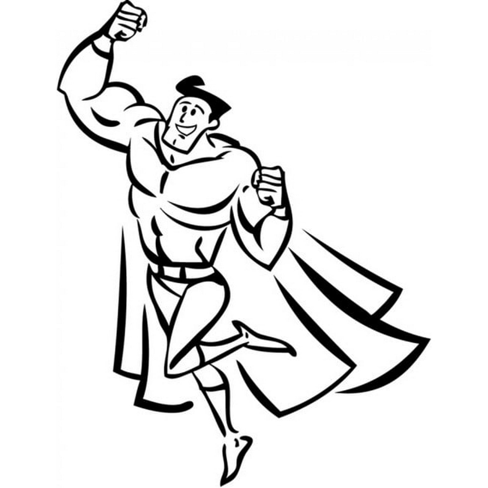 Rienda Libre Graphics - Decomural Superhero Childrens Ws-17744