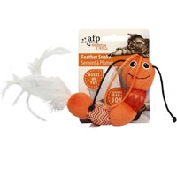 All For Paws - Juguete De Peluche Afp Modern Cat Feather Snake Para Gato