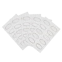 Magideal - 50 Piezas De Papel De Lija Autoadhesivo Para Empujar Uñas/Papel De Lija Prepulido Para Decoración De Uñas/Papel De Lija Prepulido Para Uñas/Lima De Grano 240