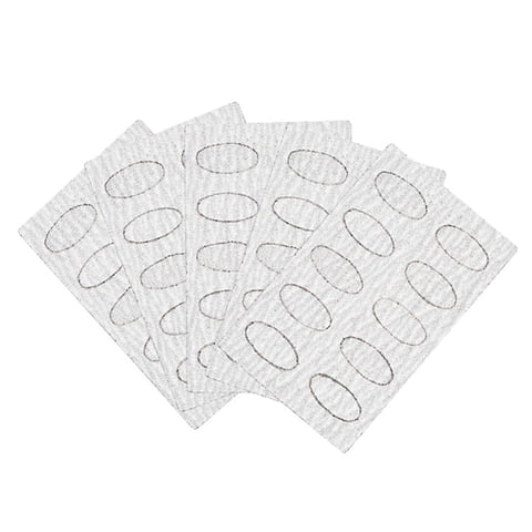 Magideal - 50 Piezas De Papel De Lija Autoadhesivo Para Empujar Uñas/Papel De Lija Prepulido Para Decoración De Uñas/Papel De Lija Prepulido Para Uñas/Lima De Grano 240