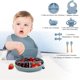 thumbnail image 3 of Vajilla Para Bebés De Silicona Juego De 8 Suplementos Para Bebés Vajilla Para Bebés Con Ventosas Babero Ajustable Sin Bpa Seguridad Alimentaria Muy Adecuada Para Regalos Para Bebés, 3 of 4