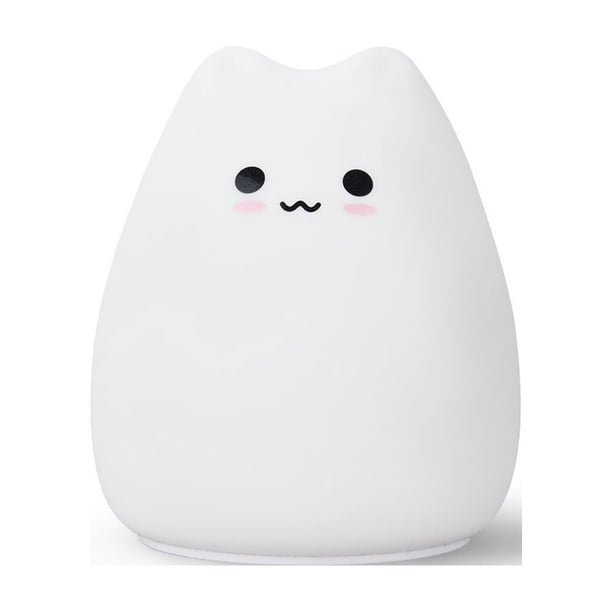 1pc Cute Cat LED Color Changing Night Light New Year Gift Birthday Gift