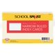 thumbnail image 1 of Tarjetas de Índice School Smart Rayadas 5x8 Pulgadas Blancas (Paquete de 100), 1 of 9