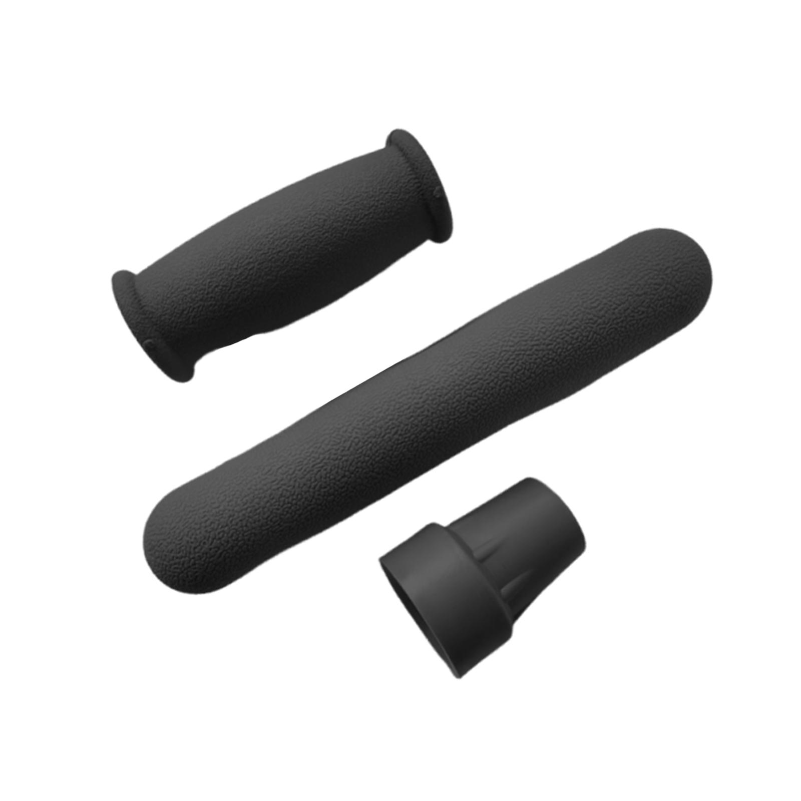 Ioensy - Almohadillas De Repuesto Para Muletas, Cojín Cómodo Para Muletas De Brazo Para Caminar, Accesorios Negros