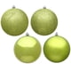 thumbnail image 1 of Juego de adornos Vickerman con 6 bolas de acabado en color lima con 4 adornos, 1 of 3