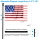 thumbnail image 3 of Kit de mástiles de bandera REERON mejorado de 5 a 6 pies con soporte de 2 posiciones, 3 of 7