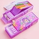 thumbnail image 3 of Multifunctional Pencil Case with Button Deformation and Password Lock - Perfect for Primary School Girls!, 3 of 4
