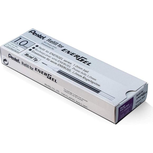 Recarga Energel Rtx Energel Deluxe Punta Metálica Tinta Violeta