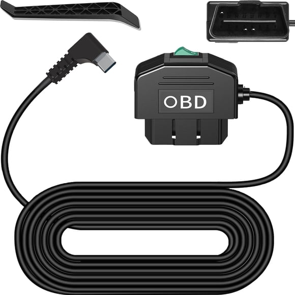 Kit de cableado Dash Cam OBD2 tipo C con protección de bajo voltaje