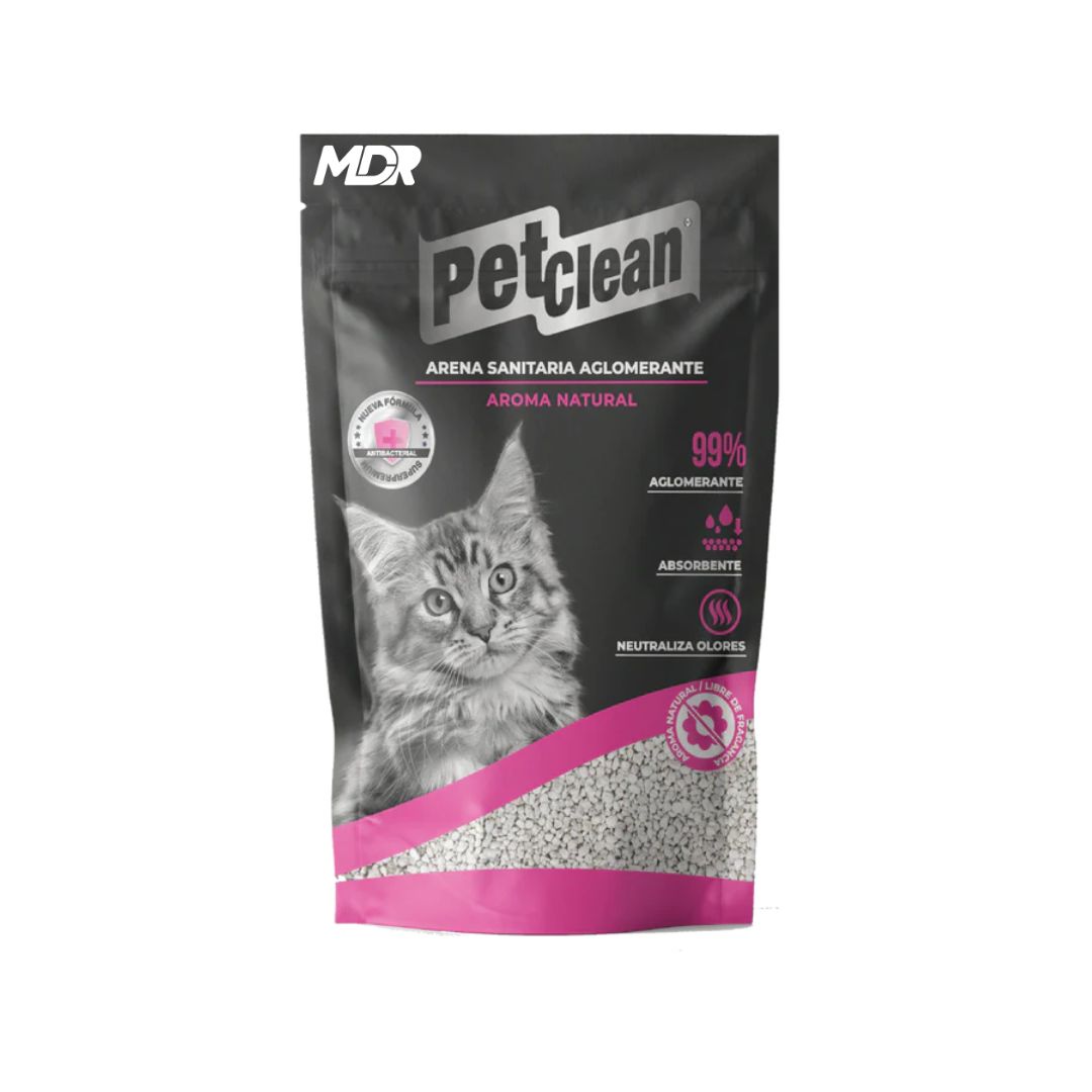 Pet Clean Arena Sanitaria Aroma Natural 15Kg