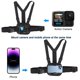 thumbnail image 4 of Soporte de pecho doble para Gopro Hero 13/12/11/10/9/8/7/6/5/4/3, AKASO, DJI osmo, 4 of 9